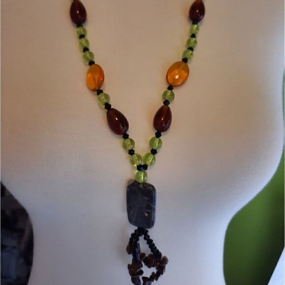 FREE Long Beaded Necklace WITH ANY PURCHASE - Picture 3 of 4